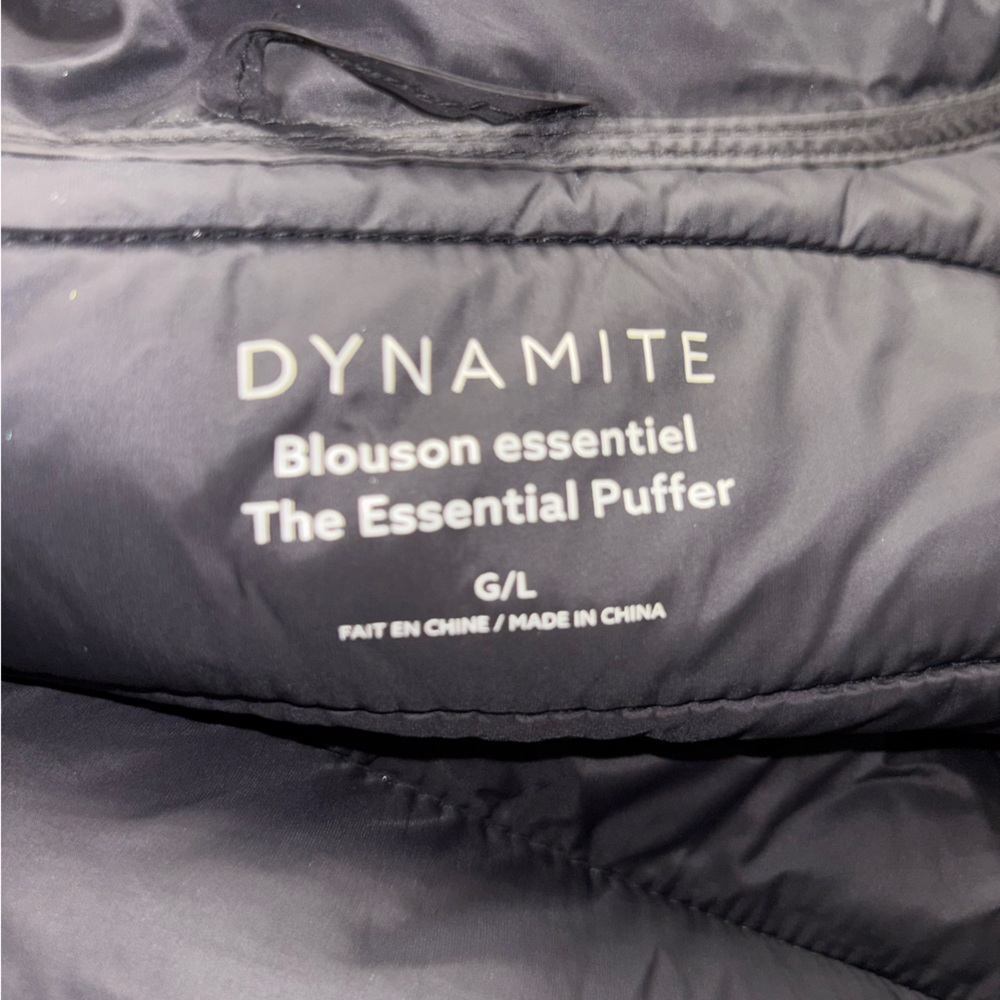 Dynamite Essential Black Puffer Jacket - Picture 4 of 7